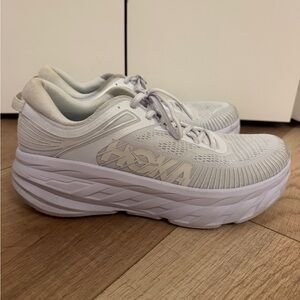 Hoka Women's Light Gray Athletic Shoes